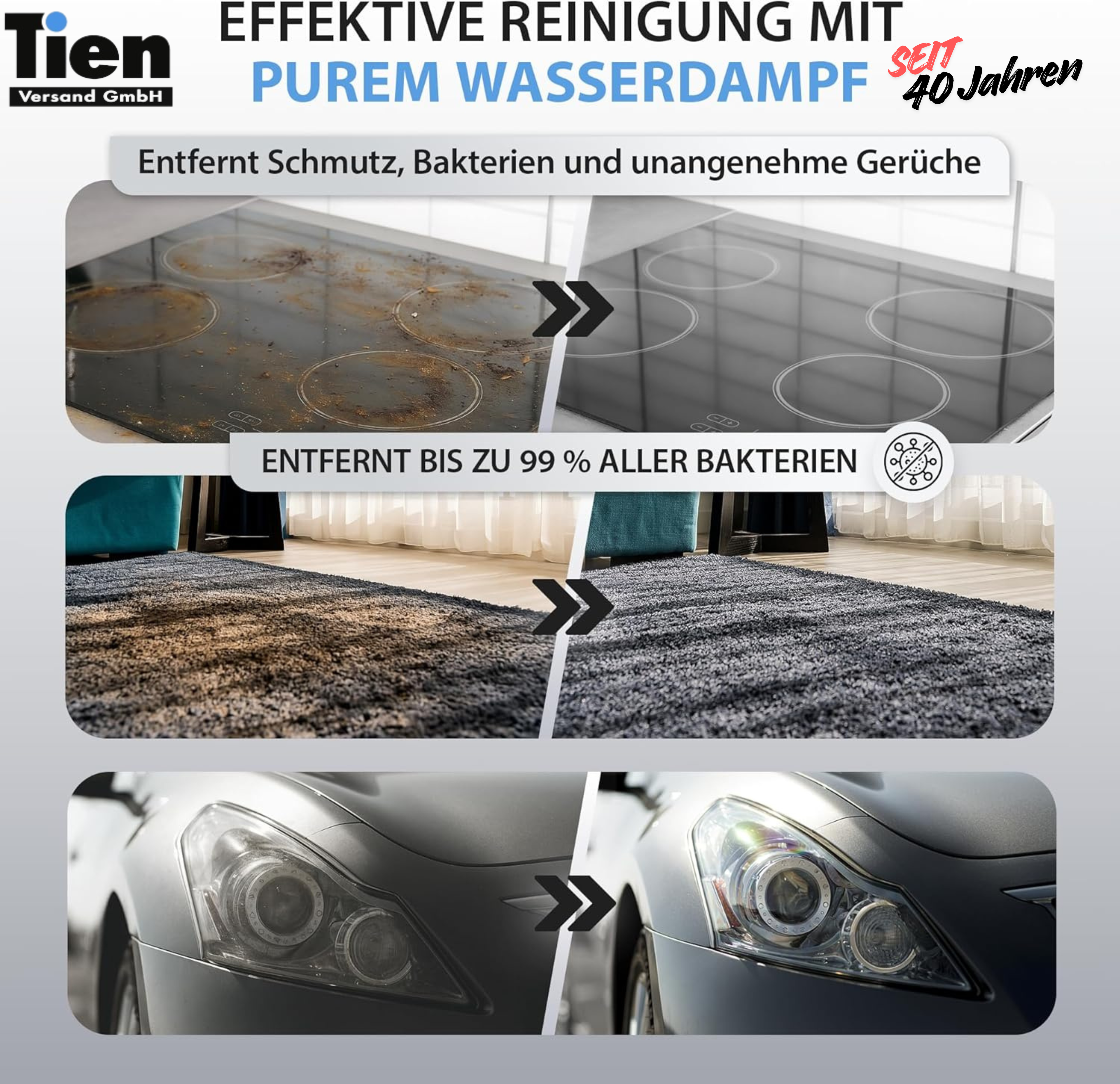 Merlin Royal Dampfreiniger Bügelkombi